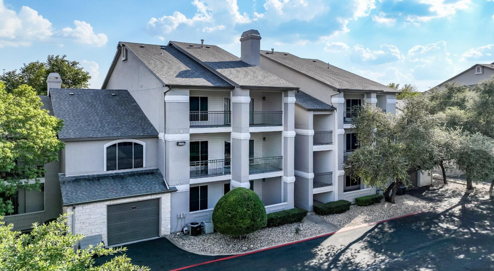 Settle into comfort at San Marin Apartments 3-story apartment building
