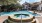 outdoor pool and jacuzzi