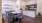 dining tables in clubhouse next to kitchen
