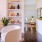 living room next to kitchen