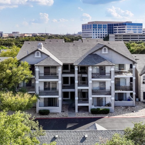 Find your perfect fit at San Marin Apartments exterior shot of San Marin Apartments