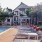 lounge chairs next to pool